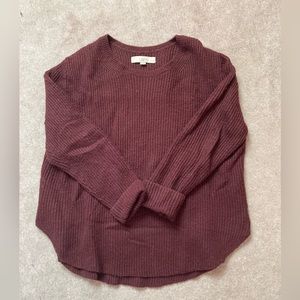 LOFT Burgundy Sweater